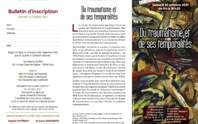 Du traumatisme et de ses temporalites