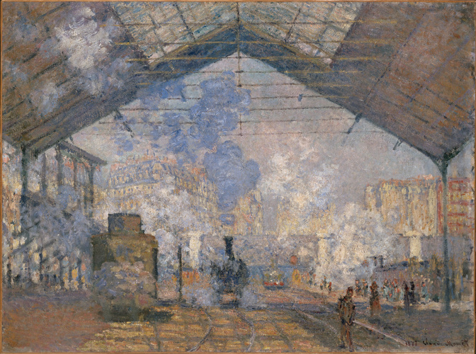 Claude Monet, La Gare Saint-Lazare (1877)